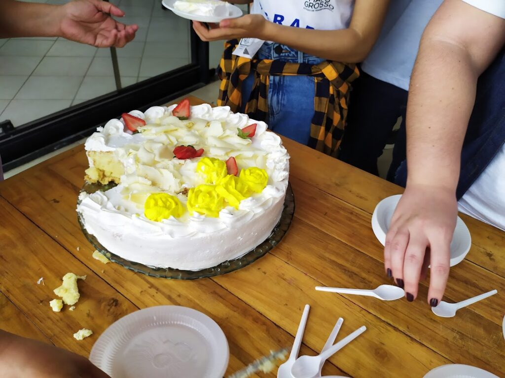 Sobremesa servida após o almoço no Restaurante do Alex - Cuiabá-MT (Produção própria do autor)